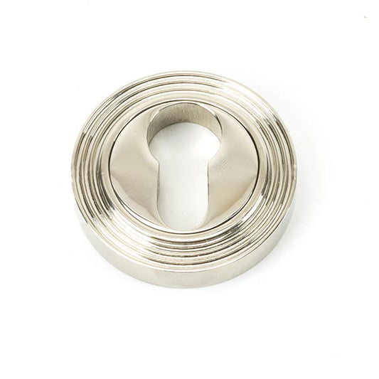 Polished Nickel Round Euro Escutcheon (Beehive)