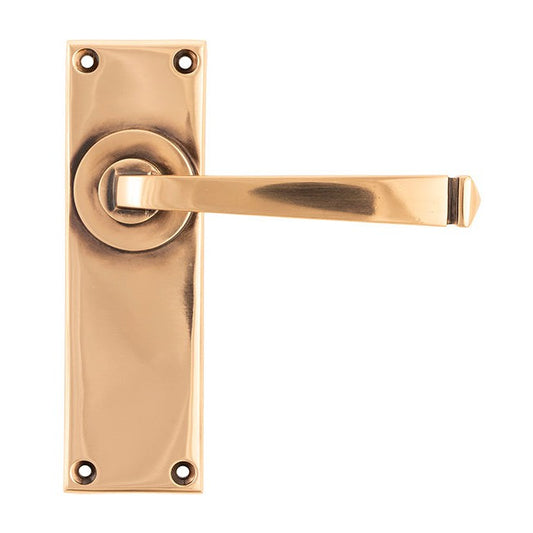 Polished Bronze Avon Lever Latch Set