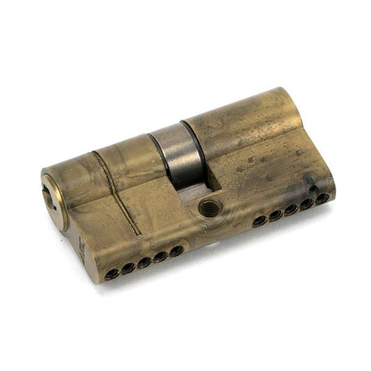 Aged Brass 30/30 5pin Euro Cylinder