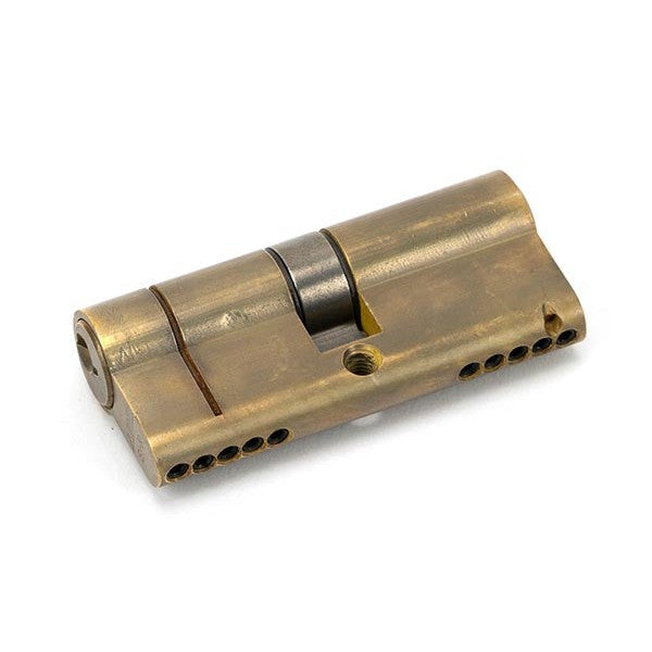 Aged Brass 35/35 5pin Euro Cylinder KA