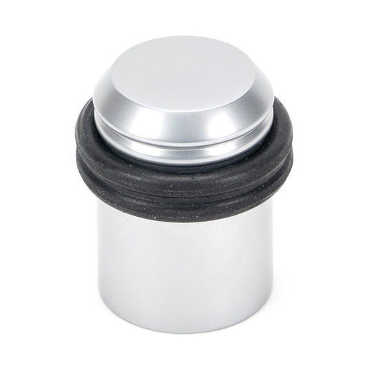 Satin Chrome Floor Mounted Door Stop