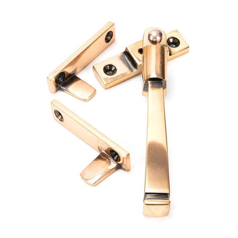 Polished Bronze Night-Vent Locking Avon Fastener