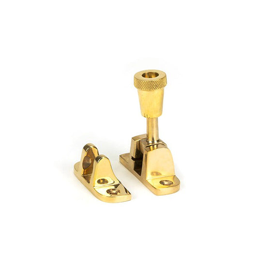 Polished Brass Brompton Brighton Fastener (Radiused)