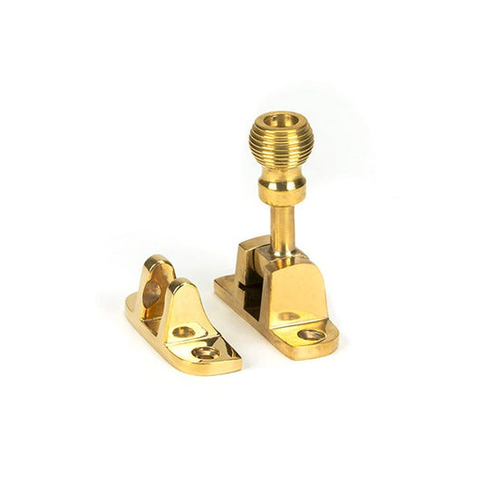 Polished Brass Beehive Brighton Fastener (Radiused)