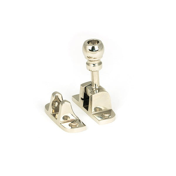 Polished Nickel Mushroom Brighton Fastener (Radiused)