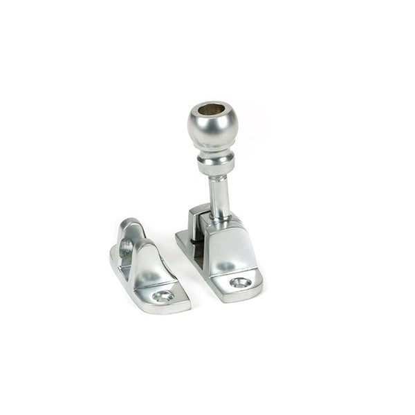 Satin Chrome Mushroom Brighton Fastener (Radiused)