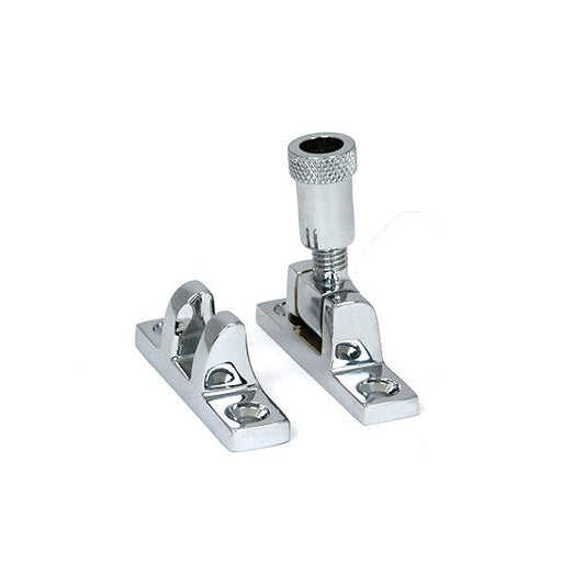 Polished Chrome Brompton Brighton Fastener - Narrow (Square)