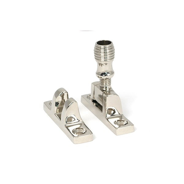 Polished Nickel Beehive Brighton Fastener - Narrow (Square)