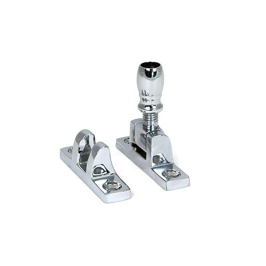 Polished Chrome Mushroom Brighton Fastener - Narrow (Square)