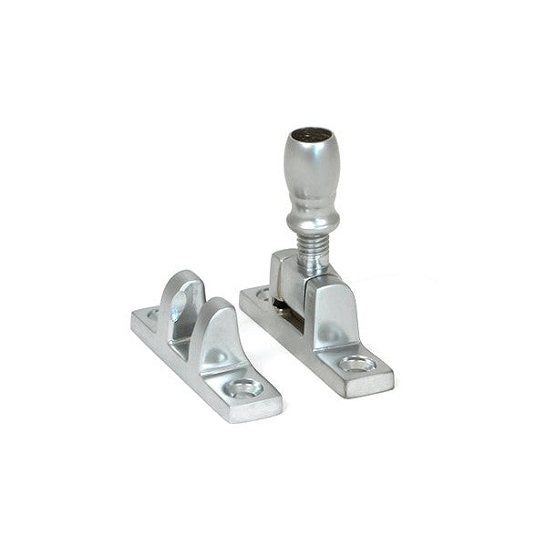 Satin Chrome Mushroom Brighton Fastener - Narrow (Square)