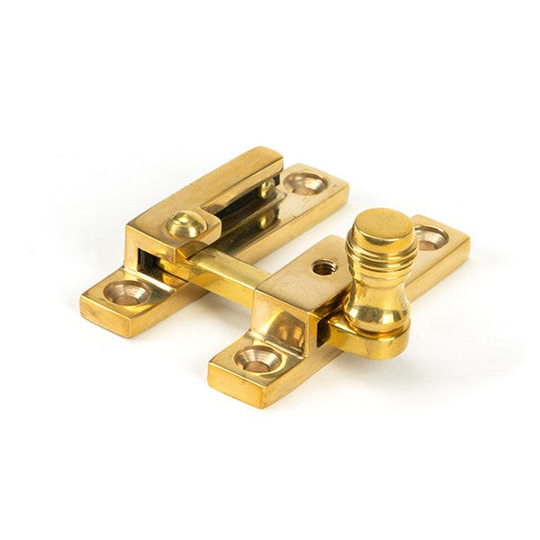 Polished Brass Prestbury Quadrant Fastener - Narrow