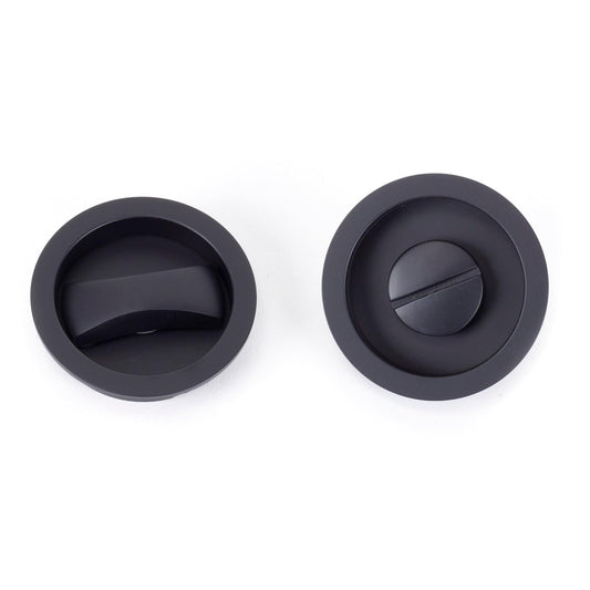 Black Sliding/Pocket Door Locking Kit