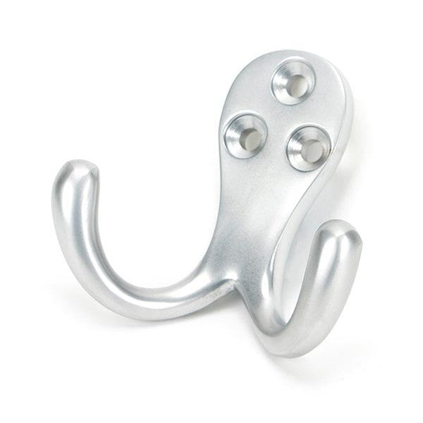 Satin Chrome Celtic Double Robe Hook