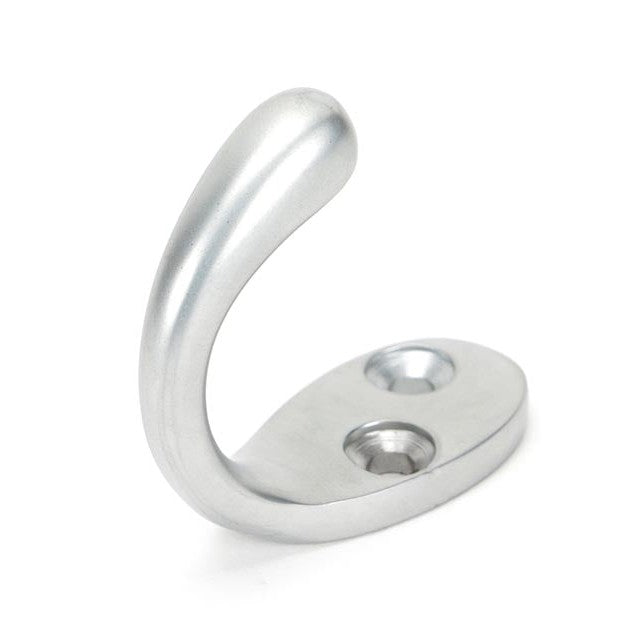 Satin Chrome Celtic Single Robe Hook