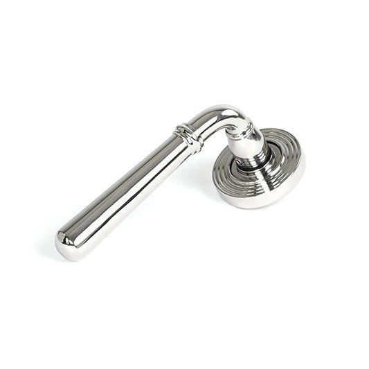 Polished Marine SS (316) Newbury Lever on Rose Set (Beehive)