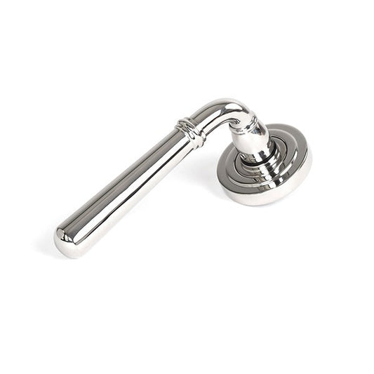 Polished Marine SS (316) Newbury Lever on Rose Set (Art Deco) - Unsprung