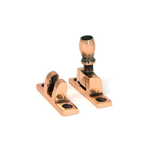 Polished Bronze Mushroom Brighton Fastener - Narrow (Square)