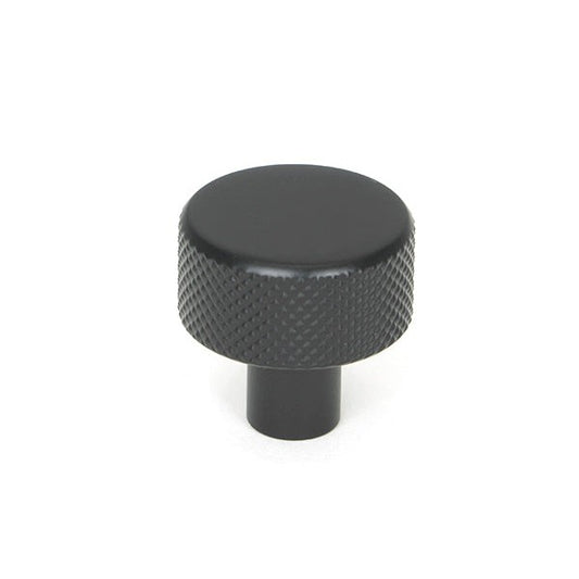 Matt Black Brompton Cabinet Knob - 25mm (No rose)