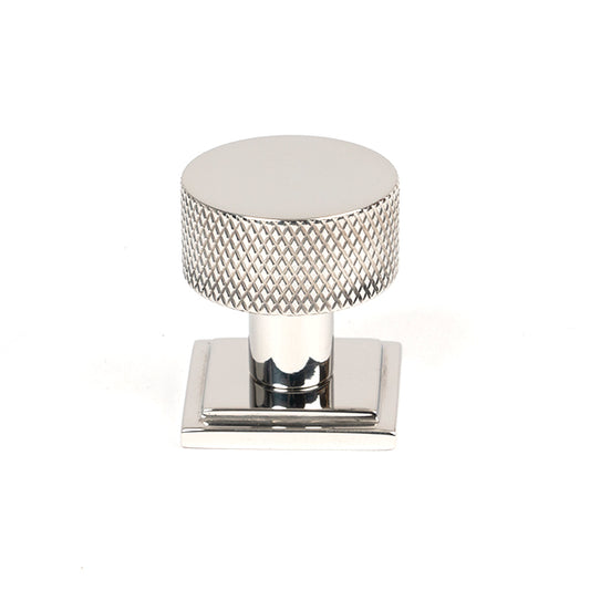 Polished SS (304) Brompton Cabinet Knob - 25mm (Square)