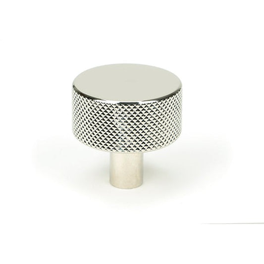 Polished Nickel Brompton Cabinet Knob - 32mm (No rose)