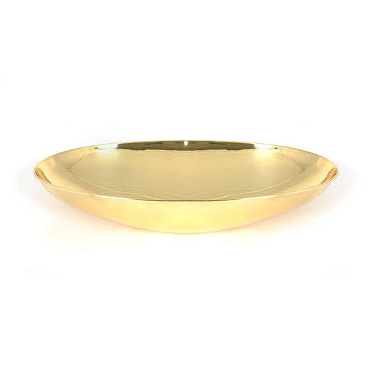 Smooth Brass Oval Sink