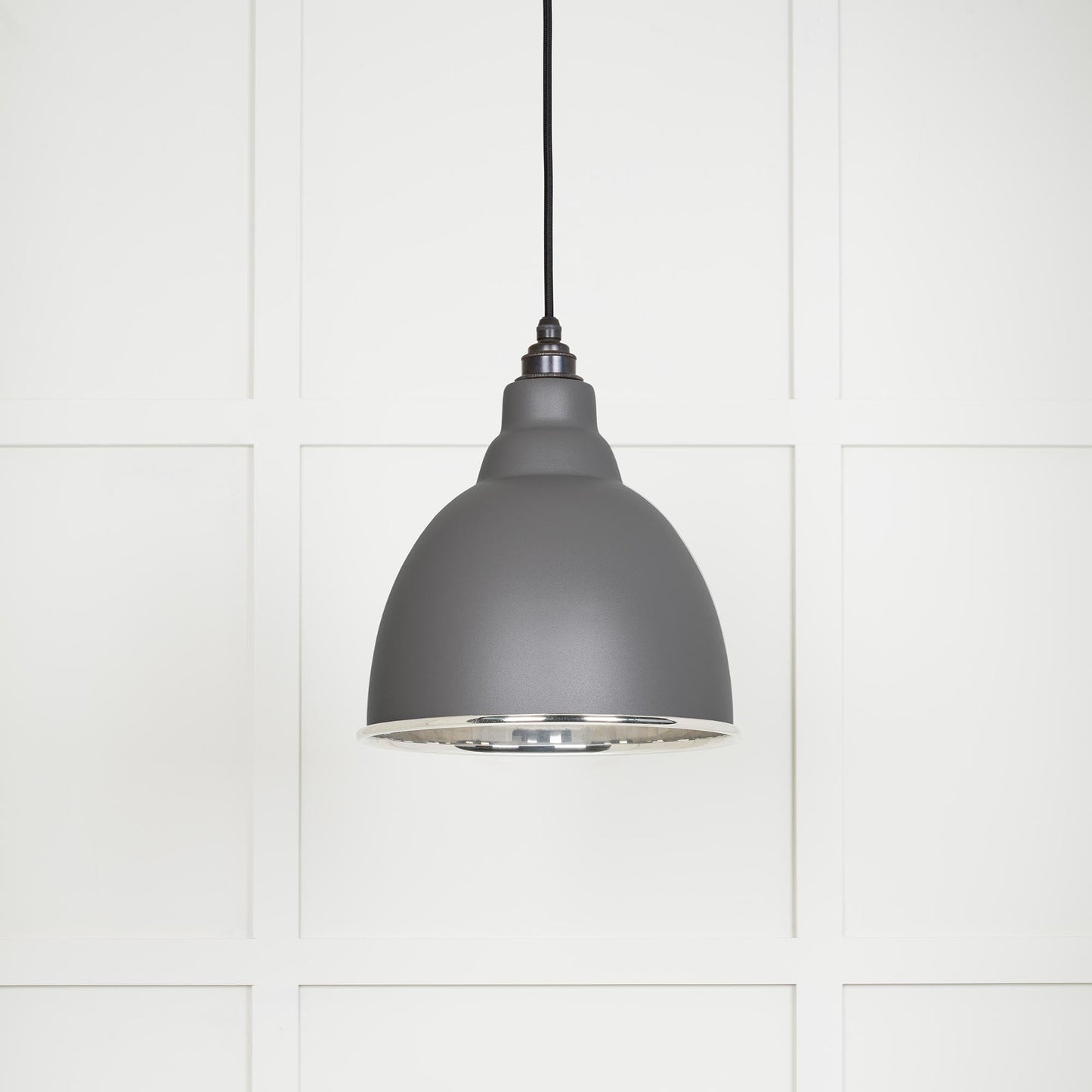 Smooth Nickel Brindley Pendant
