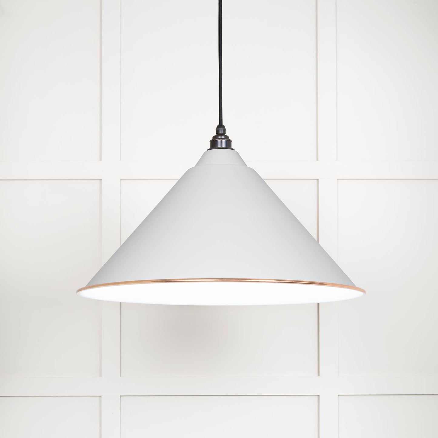 White Gloss Hockley Pendant