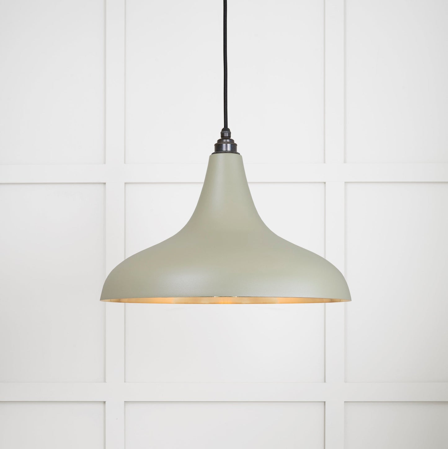 Smooth Brass Frankley Pendant