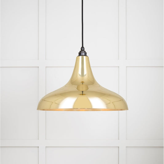 Smooth Brass Frankley Pendant