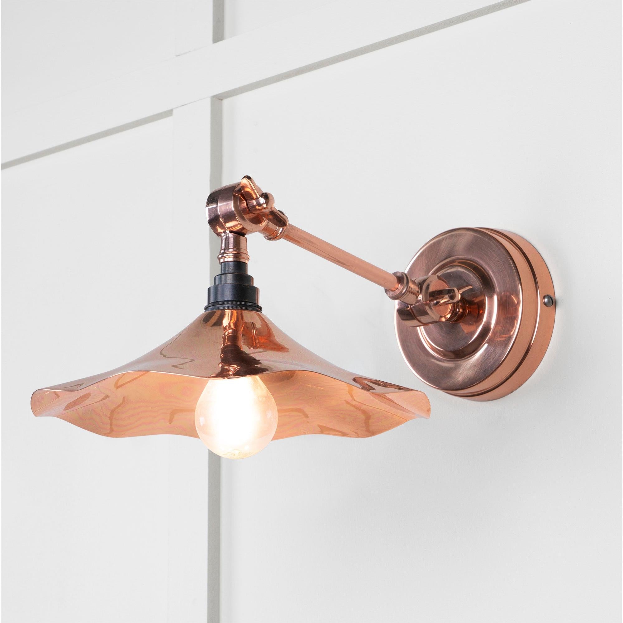 Smooth Copper Flora Wall Light – Handles & Knobs Direct
