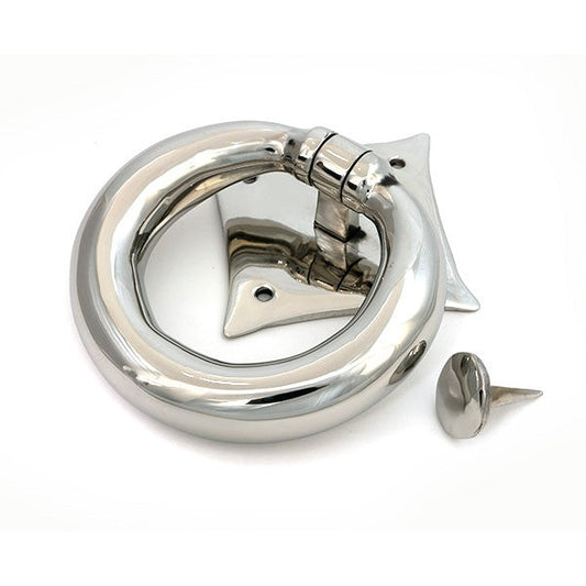 Polished Marine SS (316) Ring Door Knocker