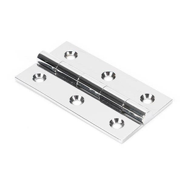 Polished Chrome 2.5" Butt Hinge (pair)