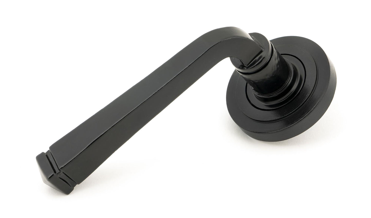 Avon Round Lever on Rose Set (Unsprung)