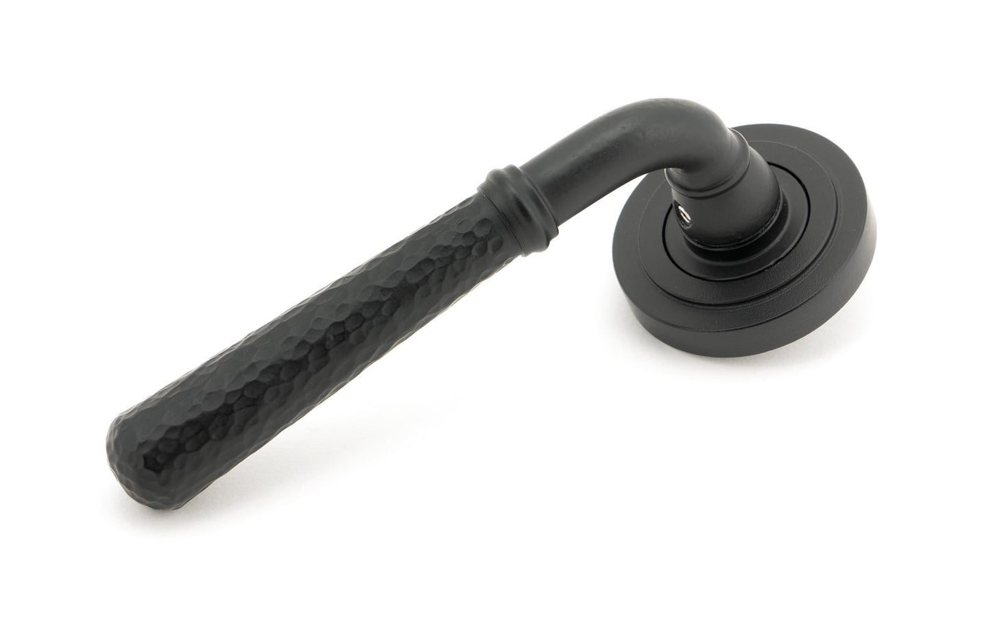 Hammered Newbury Lever on Rose Set (Unsprung)