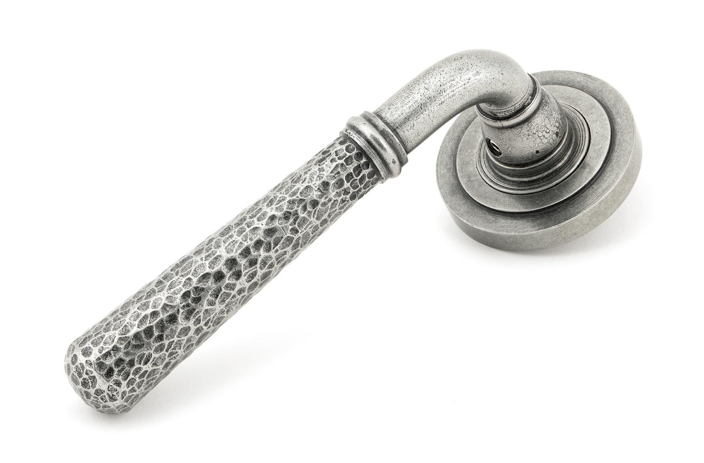 Hammered Newbury Lever on Rose Set (Unsprung)
