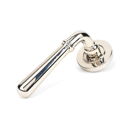 Polished Nickel Newbury Lever on Rose Set (Plain) - Unsprung