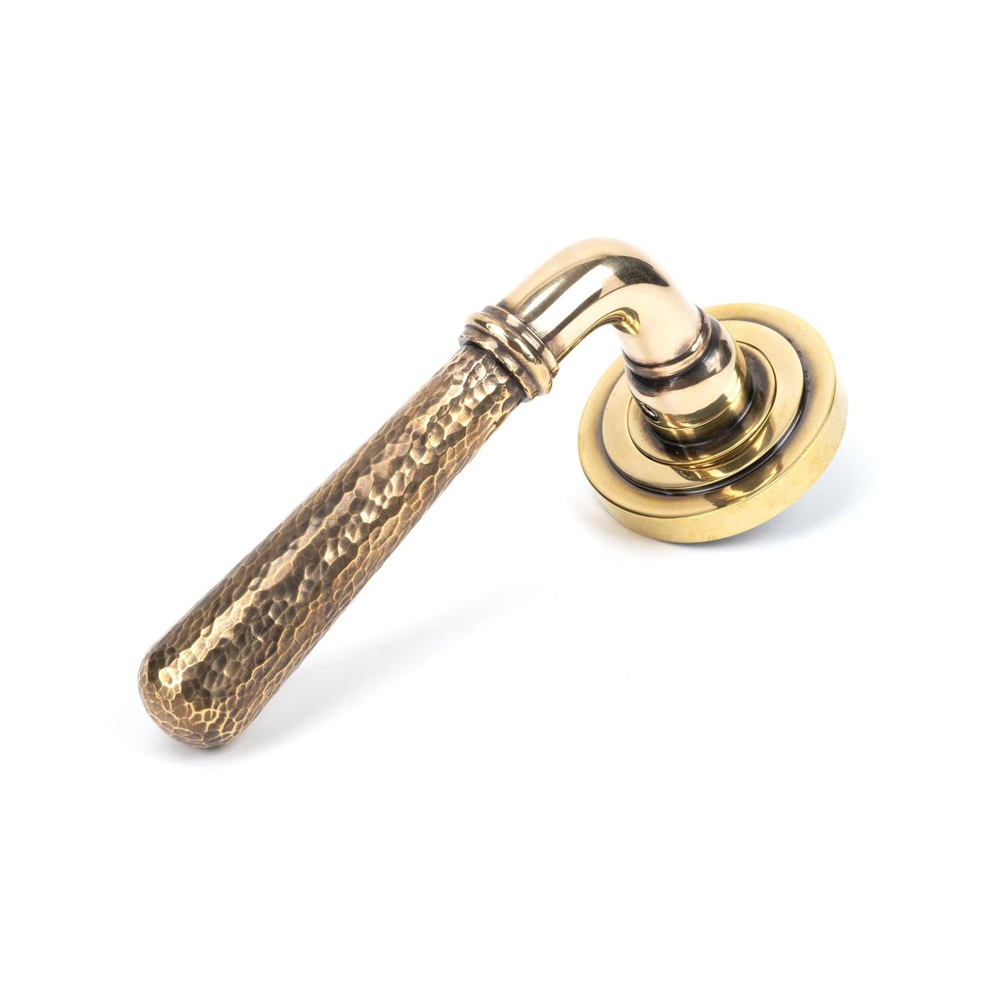 Hammered Newbury Lever on Rose Set (Unsprung)