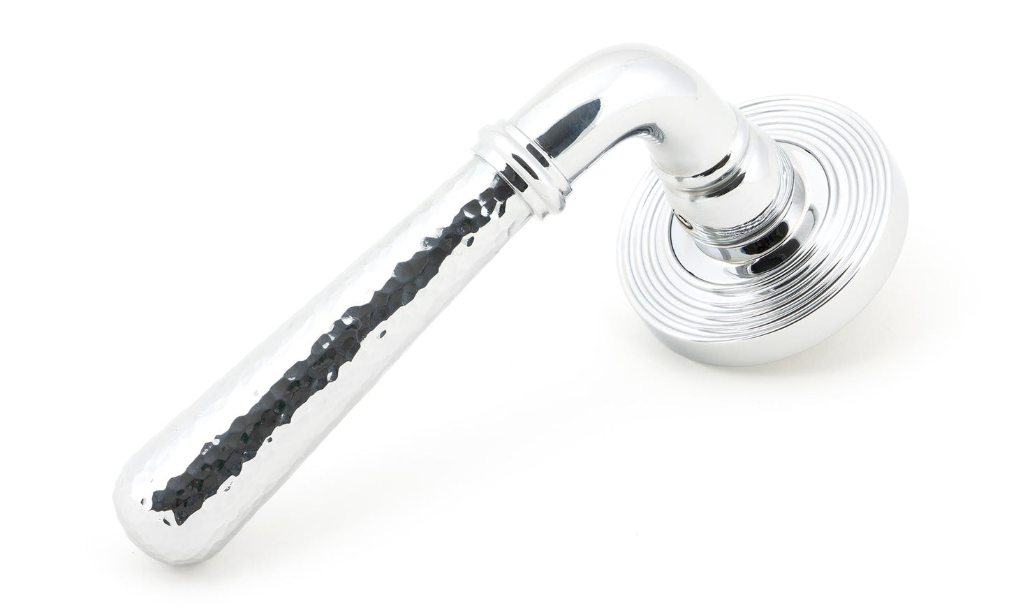 Hammered Newbury Lever on Rose Set (Unsprung)