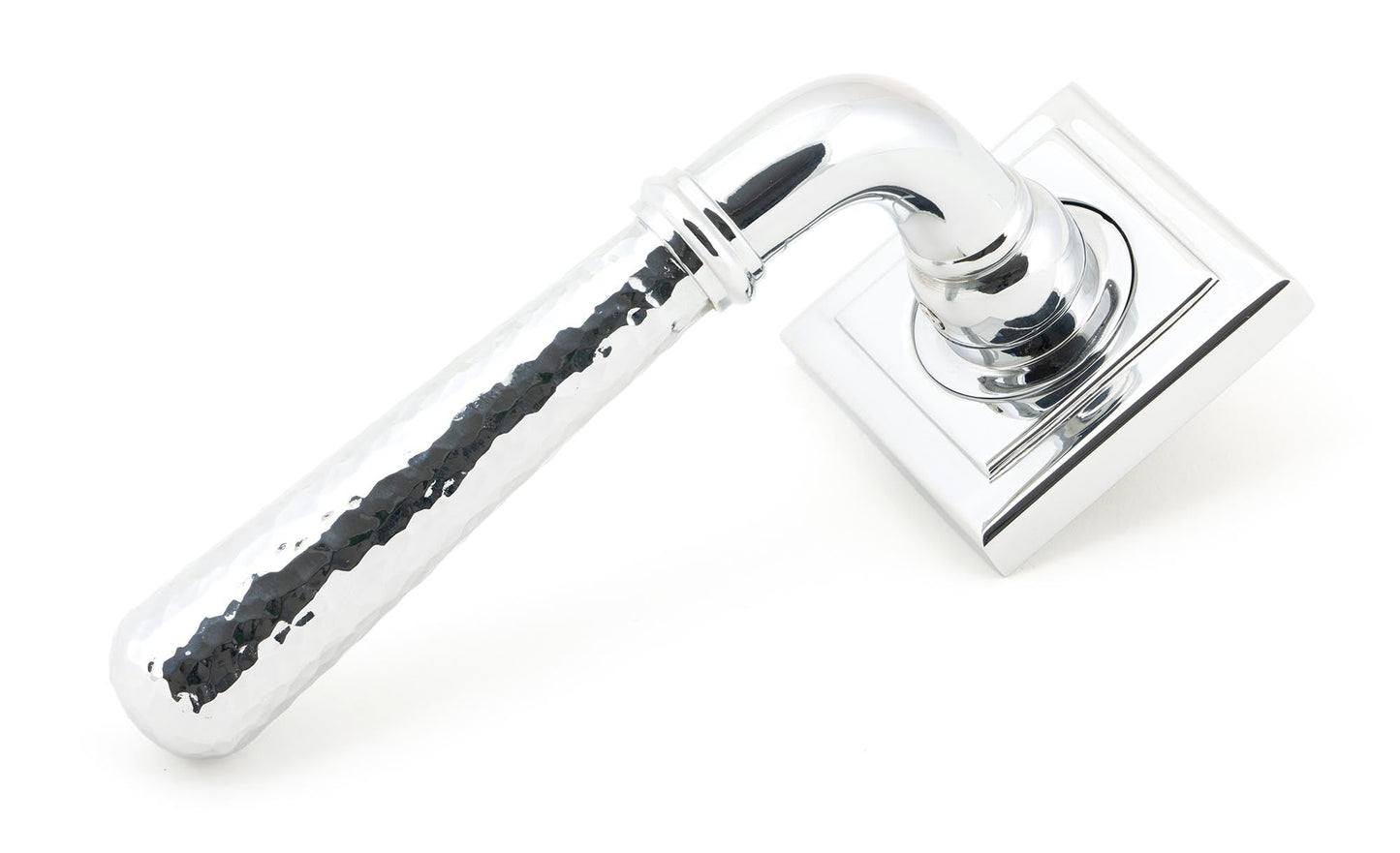 Hammered Newbury Lever on Rose Set (Unsprung)
