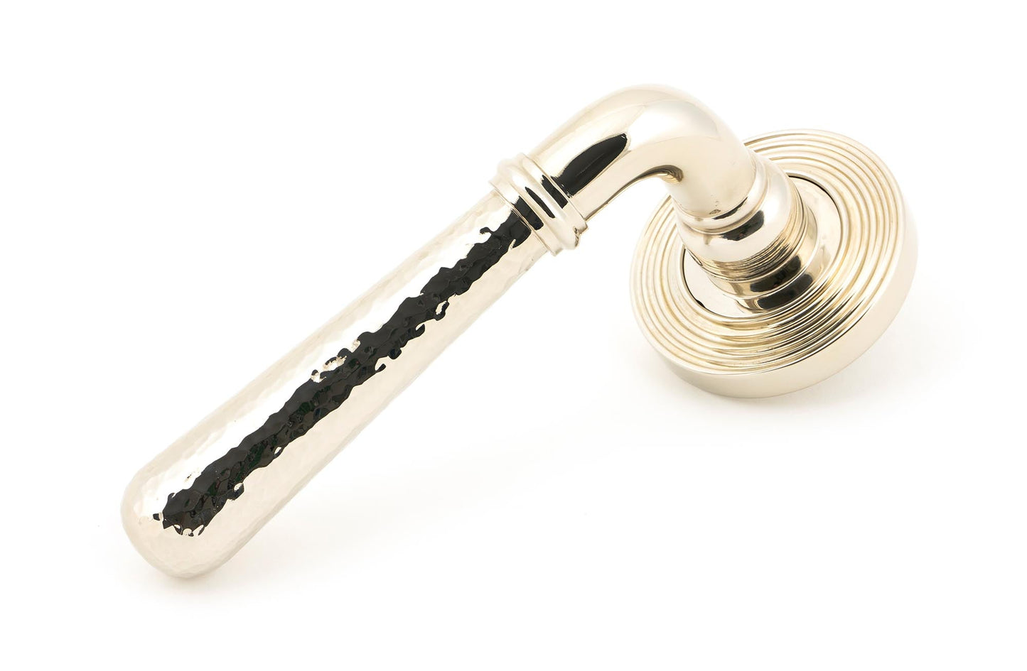 Hammered Newbury Lever on Rose Set (Unsprung)