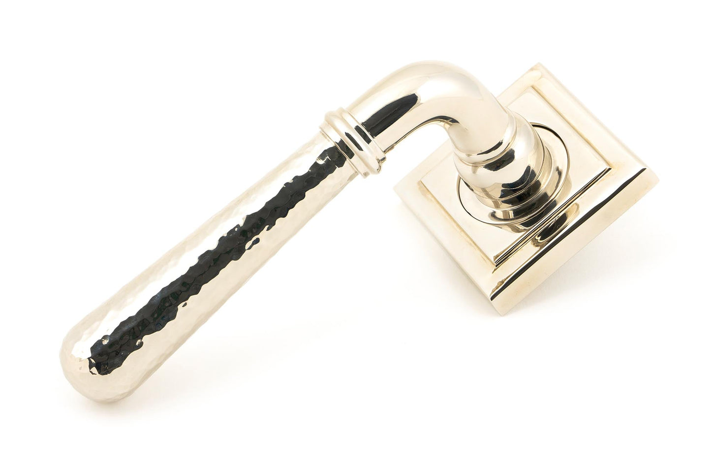 Hammered Newbury Lever on Rose Set (Unsprung)