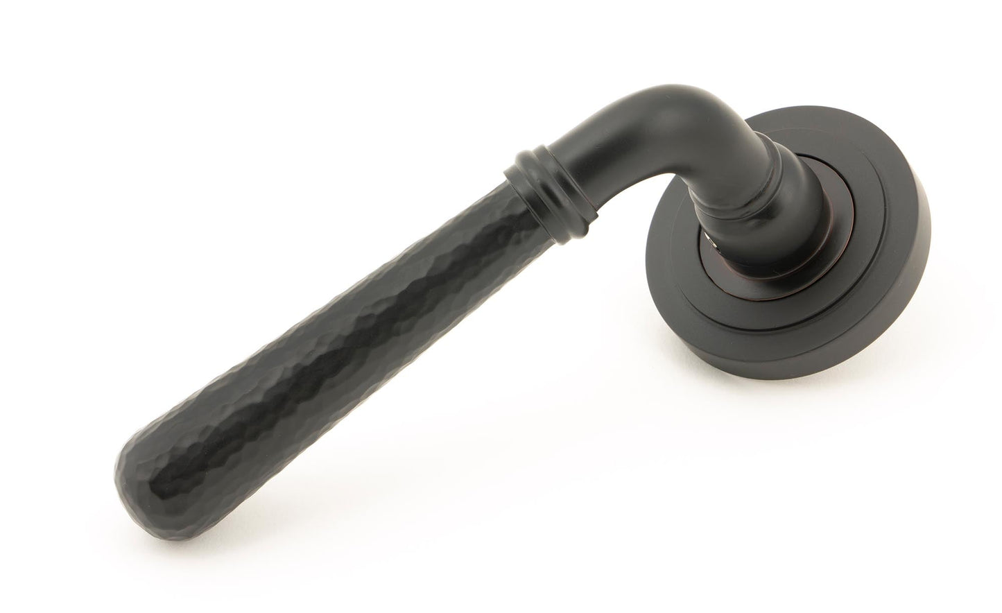 Hammered Newbury Lever on Rose Set (Unsprung)