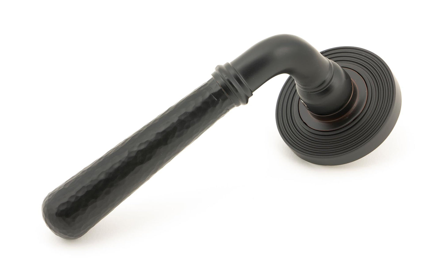 Hammered Newbury Lever on Rose Set (Unsprung)