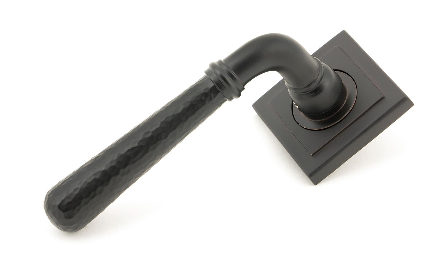 Hammered Newbury Lever on Rose Set (Unsprung)