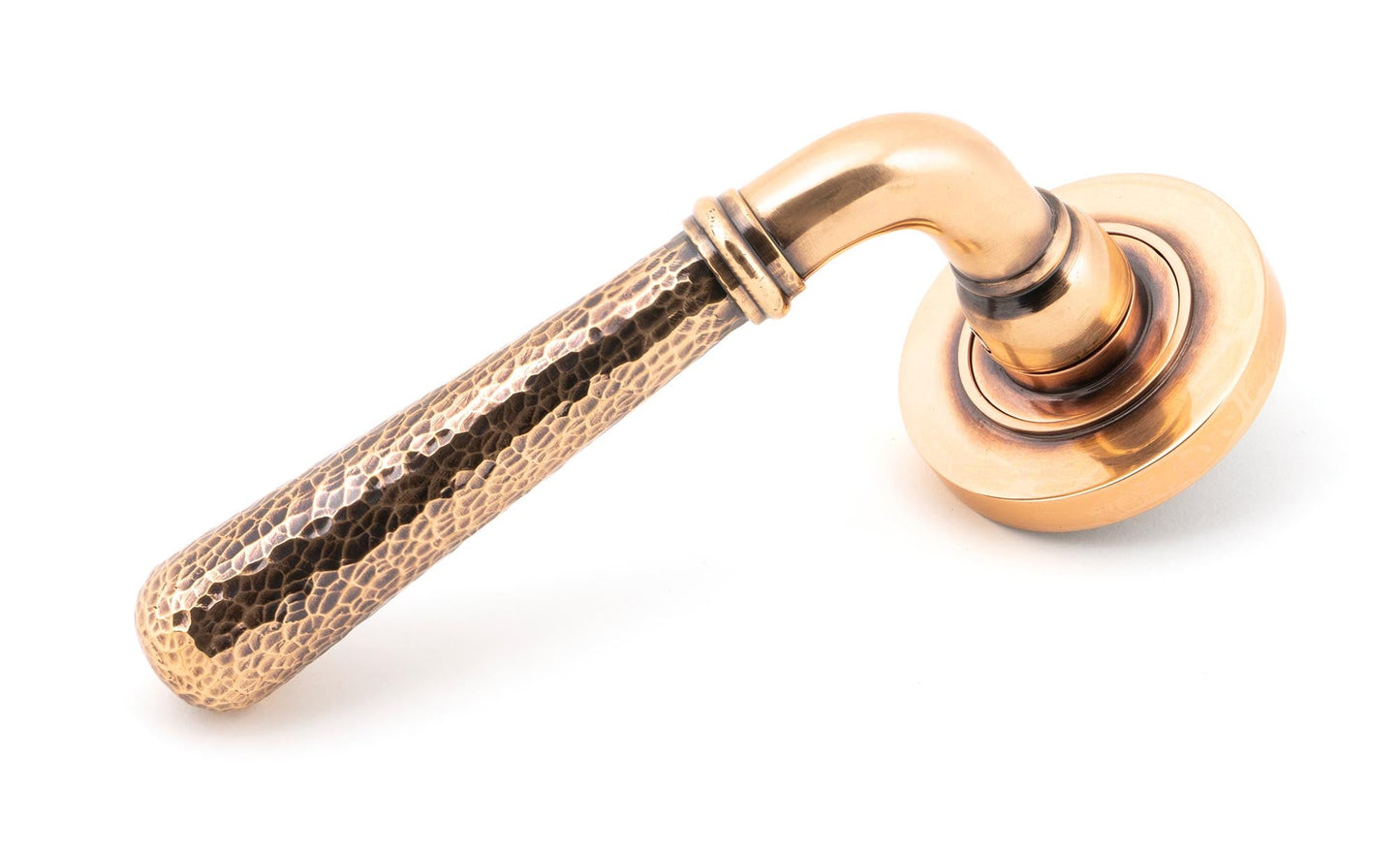 Hammered Newbury Lever on Rose Set (Unsprung)