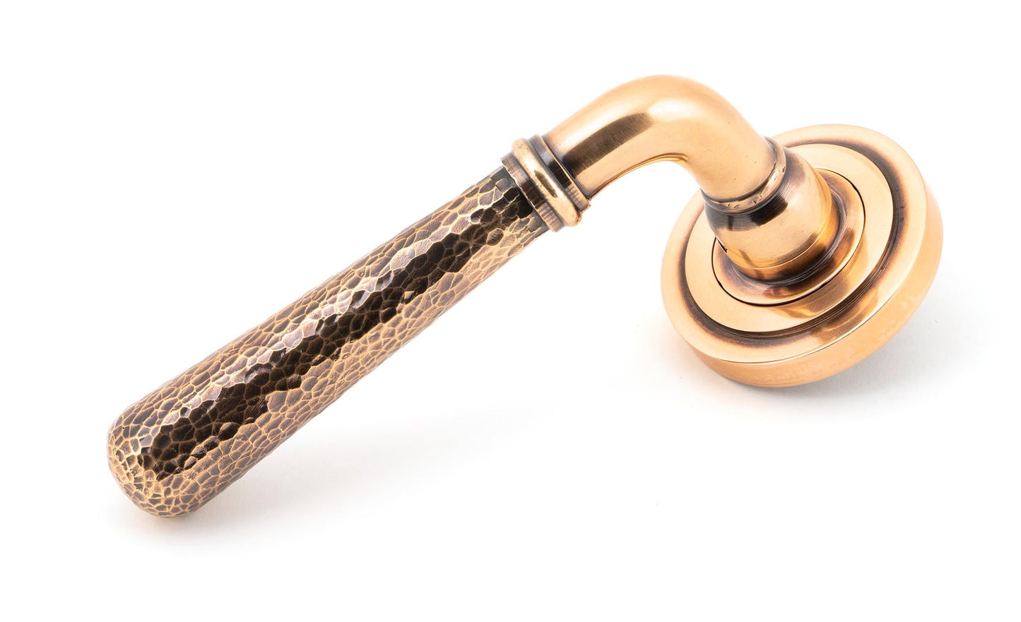 Hammered Newbury Lever on Rose Set (Unsprung)