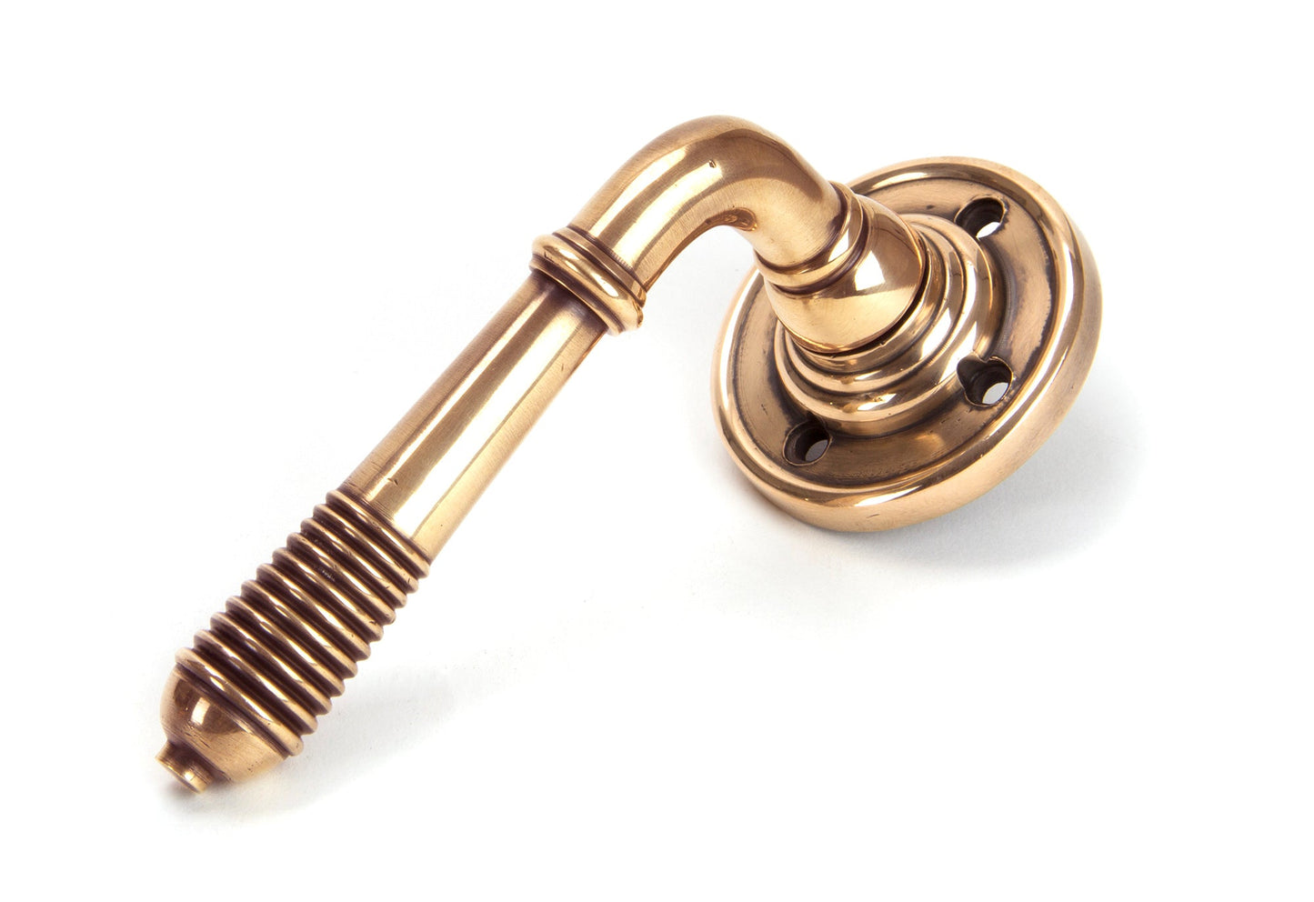 Reeded Lever on Rose Set