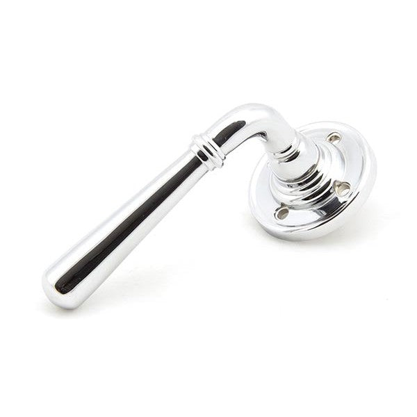 Polished Chrome Newbury Lever on Rose Set - Unsprung