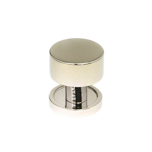 Polished Nickel Kelso Cabinet Knob - 25mm (Plain)