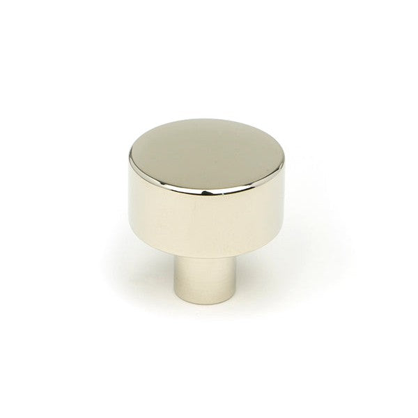 Polished Nickel Kelso Cabinet Knob - 25mm (No Rose)